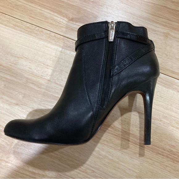Coach Ursa Black Leather Ankle Boots - Picture 3 of 9